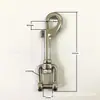 Gancho Simples de Aço Inoxidável, Equipamento Marítimo, Acessórios para Guia de Animal de Estimação, Gancho Simples Giratório, Mosquetão Giratório para Cachorro