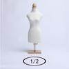 Maniquí para Drapeado, Tamaño Cuarto, Muñeca Mini Vestido de Novia para Enseñanza, Modelo de Diseño de Ropa