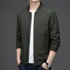 Outono de 2026 Roupa para Homens de Meia-Idade e Idosos Casual de Negócios Gola Alta Moda Jaqueta Casual Roupa Externa Masculina Top Simples