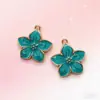 Yiwu Liga Óleo Gotejante Flor de Cerejeira Pingente DIY Acessórios de Joias Estilo Hyuna Brincos Pulseira Acessórios de Cabelo Materiais Atacado