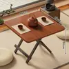 Mesa plegable para exteriores, Mesa de comedor portátil para puesto de mercado nocturno, Mesa de comedor de madera simple, Mesa de comedor cuadrada pequeña para el hogar