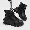Slnu3 Nuevos Zapatos Transfronterizos Suela Gruesa Cuero Aumentado Casual Deportivo Caña Alta Transfronterizos Talla Grande Zapatos