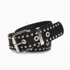 Cinturón Vintage de Alta Resistencia Transfronterizo para Mujer, Accesorio Decorativo para Jeans, Hebilla de Metal, Cinturilla de Nailon Sintético, Cinturón Unisex