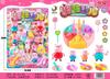 Tablero Colgante Juego de Tablero para Niños Casa de Juego Utensilios de Cocina de Simulación Postre Pistola de Balas Blandas Juego de Tablero Colgante Suministro para Puesto Callejero Venta al por Mayor