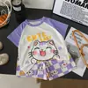 2025 Nuevos Pijamas de Casa para Niños Trajes de Manga Corta para Niños y Niñas Camisetas Verano Bebé Ropa de Bebé Estilo Coreano Ropa para Niños