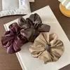 Estilo Coreano Alto Grado Sentido Corteza Intestino Grueso Anillo para el Cabello Elegante Plisado Francés Retro Simple Cola de Caballo Bola Cuerda para el Cabello Accesorios para el Cabello
