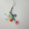 Chaveiro de Flor Irregular de Verão, Alça de Celular de Nicho, Pingente de Flor para Sapato, Charme Doce para Bolsa, Corrente de Celular