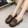 Sapatos Birkenstock femininos planos de calçar rápido com pelo, novo estilo de inverno 2026, populares e quentes, sapatos casuais de algodão para uso ao ar livre