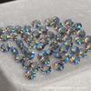 Diamante Solto Genuíno Brilhante de 5mm Cristal Swarovski Redondo Brilhante Brincos para Nail Art Studs de Osso da Orelha Joias de Orelha