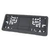 África Oriente Médio Omã porta-placa de carro suporte de porta-placa de plástico em estoque e entrega rápida fabricantes de porta-placas de impressão