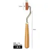 Rodillo para Grabado 5/10/15/20cm Rodillo Grande para Grabado Caucho Rojo Tabla de Madera Rodillo de Tinta Maliana Rodillo