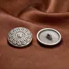 Botones Metálicos Estilo Chanel Vintage al por Mayor para Fabricantes con Acabado de Alta Gama, Botones para Traje Estilo Británico, Botones para Abrigo, Botones de Coser a Mano