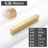 Tirador de puerta de armario minimalista moderno Yijia, herrajes negros para puertas de armarios de cocina y cajones, colección de tiradores de puertas de armarios