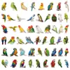 200 Adesivos Transparente Pet Material Artesanal Flores da Floresta Frutas Cogumelos Estilo Ins Decorativo Copo d'Água Adesivo de Geladeira Lote