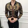 AliExpress Europa y Estados Unidos transfronterizo para hombre primavera y otoño casual manga larga cárdigan de un solo botón multicolor impresión digital 3D