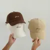 Gorra de Béisbol Infantil con Bordado, Adecuada para Niños y Niñas, Casual y Versátil para Salidas de Primavera y Otoño