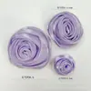 Flores Artesanais de Lírio e Rosa 3cm 4,5cm 6,5cm Acessórios DIY para Ornamentos de Cabelo, Vestidos de Casamento e Acessórios de Roupa