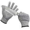 Guantes Protectores Anticorte Nivel 5, Resistentes al Desgaste, Adecuados para Metal, Maquinaria, Pesca, Procesamiento de Alimentos, Transpirables, Anticorte, Ligeros y Delgados