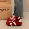 Zapatos casuales tipo mocasín deportivos para mujer, versátiles, de nicho, suela gruesa, que aumentan la altura, estilo alemán, para uso diario, transpirables, Primavera y Otoño 2026