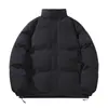 Otoño/Invierno Rebaja Caliente Chaqueta de Algodón a Prueba de Tres Cosas Color Sólido Cuello Alto Corte Holgado Impermeable Resistente a Manchas Ropa de Uso Diario Más Gruesa Abrigo Cálido