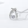 Collar moda femenina plata esterlina S925 Cadena clavícula inteligente joyería Simple estudiante personalidad regalo novia cumpleaños en línea rojo