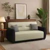 Sofá de cuero resistente a arañazos de gato sala de estar de apartamento pequeño habitación de alquiler tienda de ropa apartamento moderno sofá recto simple una pieza al por mayor