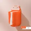 Caja de Pañuelos de Dibujos Animados Creativa Multifuncional de Pared Caja de Almacenamiento de Mascarillas Extraíble Caja de Pañuelos para Colgar en la Pared de Sala de Estar Baño