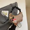 Bolso de Luna Nicho Estilo Coreano Nuevo Otoño 2025 Estilo Mujer Bolso Dumpling Bolso de Hombro Casual Moderno