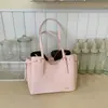 Bolsa Tote de Grande Capacidade para Verão 2026 Nova Moda para Trabalho Versátil Bolsa de Mão de Luxo Fosca Bolsa de Ombro