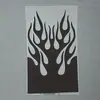 Pegatinas de Motocicleta Filipinas Transfronterizas, Calcomanías Decorativas Grabadas Huecas para Guardabarros Delanteros, Pegatinas Decorativas de Llama para Vehículos Eléctricos