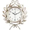 Reloj de Pared Atmosférico Estilo Americano Sala de Estar Arte Silencioso Reloj de Pared Creativo Moda Estilo Europeo Hogar Popular Transfronterizo Reloj Decorativo