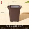 Maceta Pequeña Flor Púrpura Imitación Arena Púrpura Personalizada Cuadrada Antiguo Escritorio Maceta para Suculentas Calamus Maceta Bonsai Jardinería Maceta de Resina