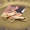Botones de presión de metal al por mayor Hebillas para cinturones de ropa Hebillas ajustadoras para correas de hombro de equipaje Hebillas de cierre Accesorios decorativos para zapatos y botas