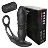 Vibrador anal retráctil con doble anillo de bloqueo de esperma, masajeador de próstata masculino, transfronterizo