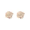 Pendientes de Flor Dulce Pequeña Fresca de Aguja de Plata 925 para Mujer Estilo Ins Nicho Elegantes Pendientes de Gama Alta Pendientes Joyería Al por Mayor