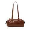 2026 Nova Bolsa de Axila Feminina Retrô Mesclada para Outono Bolsa de Trabalho Versátil de Alta Qualidade Bolsa de Ombro para Passeio