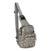 Bolsa de Pecho Camuflajeada Tela Oxford 600D Encriptada Talla Grande Bolso de Hombro Bolsa para Exteriores Bolso Cruzado Pequeña Bolsa Táctica para el Pecho