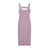 Verano 2025 Nueva Llegada Estilo Francés Retro Cuello Cuadrado Falda Tejida Vestido Falda Vic Mujer Ajustado Ropa Exterior Falda Corta
