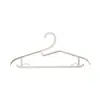 Percha sin costuras de hombros anchos, engrosada, antideslizante, para uso doméstico, perchero de plástico para adultos, soporte para ropa de estudiante de dormitorio