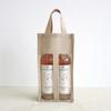 Amazon Venta Caliente Bolsa de Yute para Vino Bolsa de Regalo Bolsa de Lino para Vino Bolsa de Regalo Estilo Europeo Bolsa Tote para Vino