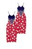 Nueva Falda Larga de Tirantes Fresca de Verano de Amazon Estampado Digital de Mapa Vestido de Calle con Temperamento