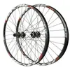 Roda de bicicleta Conjunto de rodas de montanha 26 / 27,5 / 29 polegadas liga de alumínio Peilin rolamento HG12 velocidade de liberação rápida do eixo do barril seis garras