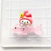 Dibujos Animados Luminosos Titi Pez Pequeño Accesorios de Resina Pegamento de Crema DIY Funda para Teléfono Móvil Pasador Tocados Zapatos de Agujero Colgante Colgante
