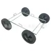 Remolque Móvil para Exteriores, Remolque de Playa, Operación Flexible, Almacenamiento Conveniente, Carrito Pequeño