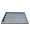 Mesa de Centro Moderna de Lujo Ligero para Sala de Estar con Almacenamiento Bandeja de Cuero Simple Casa Modelo para el Hogar Decoración de Habitación Restaurante Mesa de Comedor
