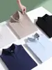 Capa base cálida y amigable con la piel para otoño e invierno, proteína de cachemir, cuello alto, media cremallera, color liso, adecuada para usar por dentro o por fuera, mismo estilo que Xiahu, manga larga