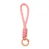 Lanyard para Teléfono de Poliéster con Patrón Estilo Coreano, Cuerda Colorida, Kit de Materiales para Accesorio de Cadena de Teléfono Hecho a Mano