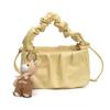 Verano 2025 Nuevo Diseño Nicho Moda Coreana Plisado Bolso de Mano Axilar para Mujer Bolso Versátil de Hombro Cruzado