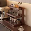 Prateleira de Armazenamento Organizador de Mesa Escada de Múltiplas Camadas Suporte de Copo Multifuncional Rack de Lanches de Acrílico Transparente