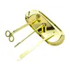 Conjunto de ferramentas para vela de aromaterapia dourado Acessórios Tesoura para pavio Extintor de vela Gancho para apagar fogo Tampa Sino para apagar fogo Acendedor Venda por atacado